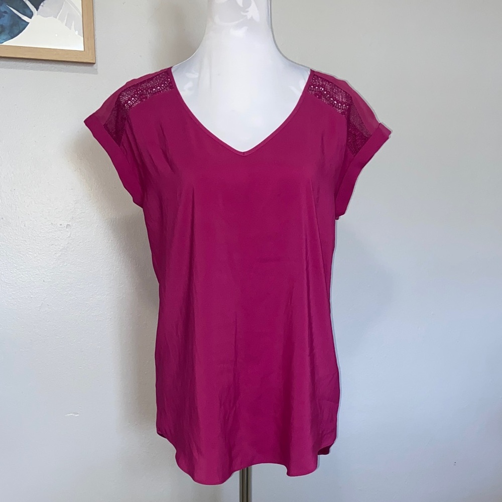 EXPRESS lace shoulder tunic top
